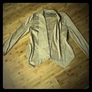 Faux Suede Jacket